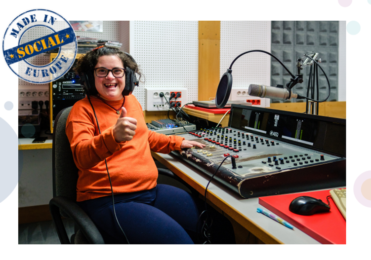 A produção de conteúdos para rádio realizada por pessoas com deficiência mereceu elogios por parte de organizações europeias da economia social